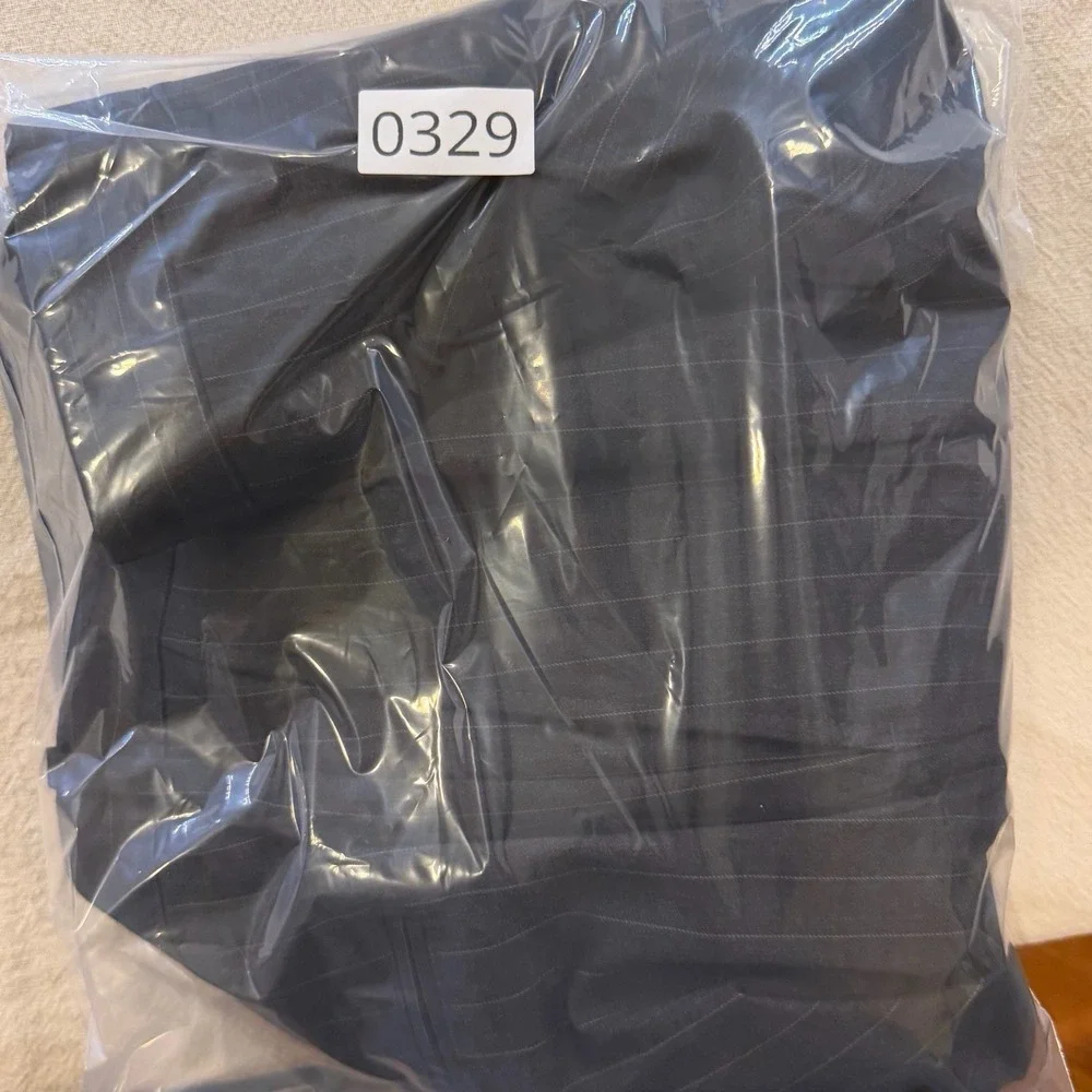 Brooks Brothers 1818 Madison Wool Dress Pants Mens 42x39 Pleated Pinstripe Italy